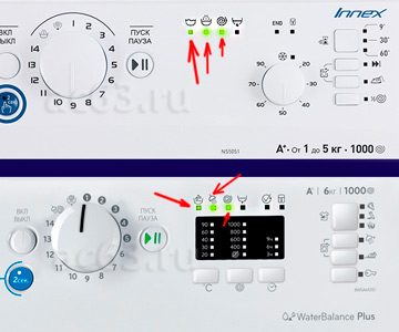 F07 mistake ошибка стиральной машины indesit innex